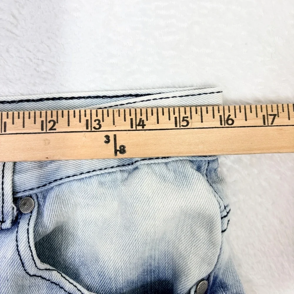 Denim and Rivets Distressed Acid Wash Bootcut Jeans‎ Size 30 Measures 32x29
